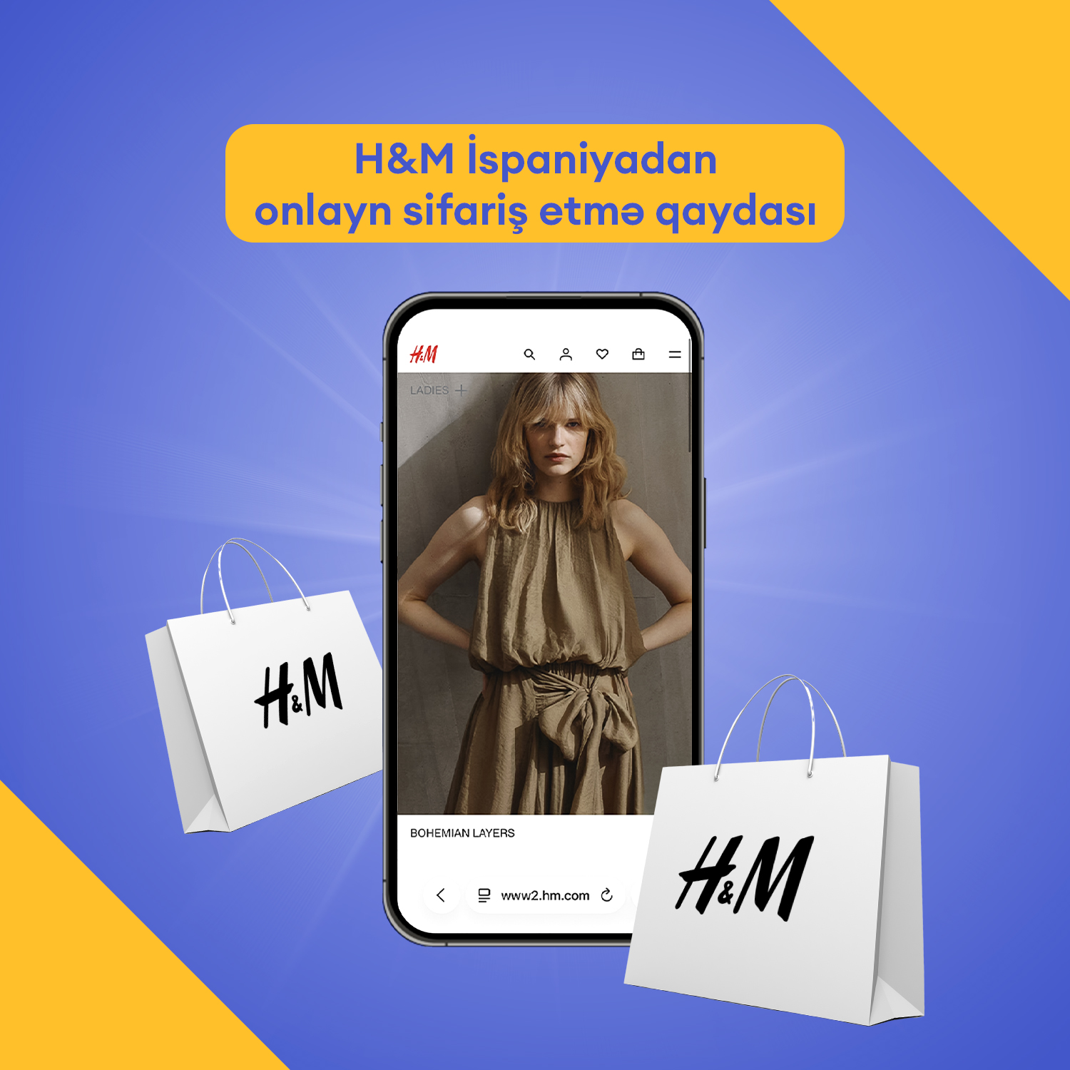 H&M İspaniyadan Azərbaycana: Kargolux ilə Onlayn Sifariş